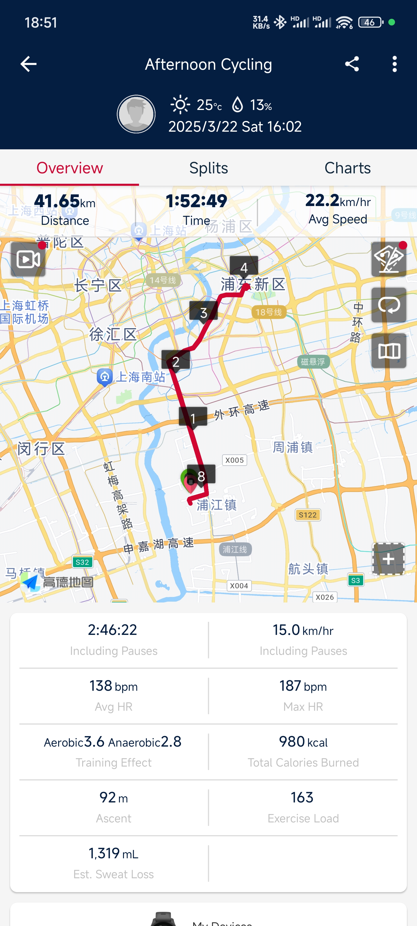 骑行速度